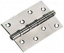 Дверные петли MS 100X70X2.5-4BB SN, петля стальная универсальная 1шт., бел.никель
