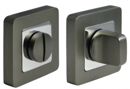 MH-WC-S55 GR/PC, завертка сантехническая, цвет - графит/хром